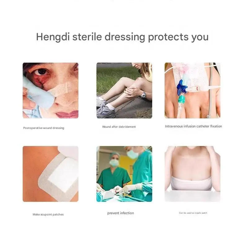 10*7 одноразовые медицинские прозрачные повязки на рану фиксированная игла из