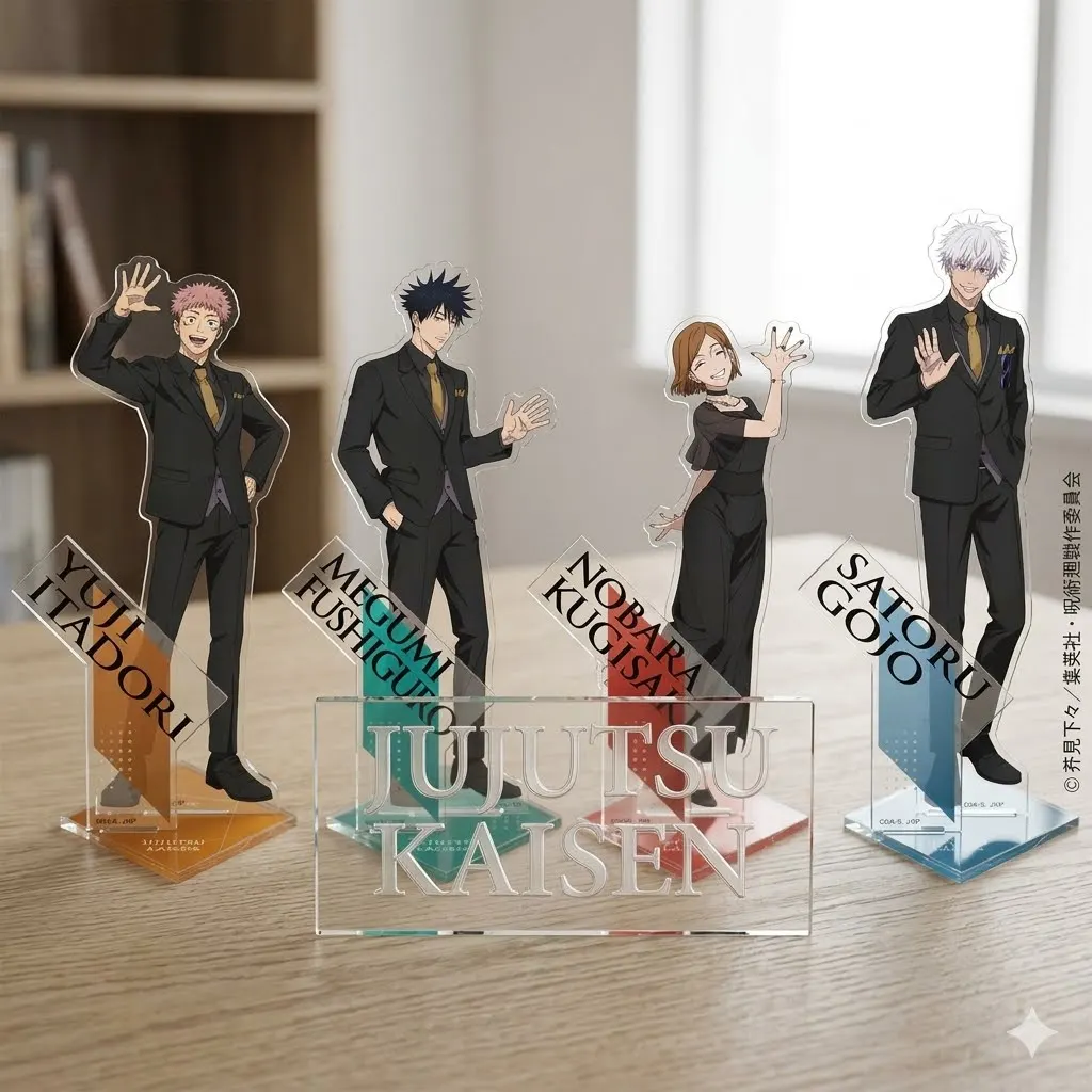 Фото JUJUTSU KAISEN ANIME ACRYLIC STAND RYOMEN SUKUNA GETO SUGURU SATORU GOJO FUSHIGURO MEGUMI SIGNBOARD DESKTOP DECORATIONS GIFTS №1