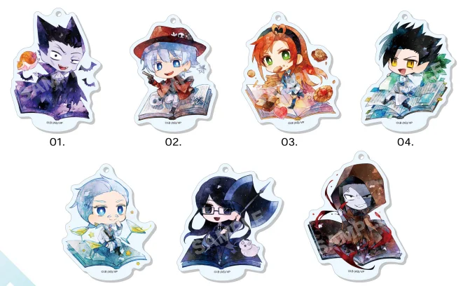 

Anime The Vampire Dies In No Time Book ver. Cosplay PVC Figure Pendant Keychain Keyring Figure Kids Toy 2926