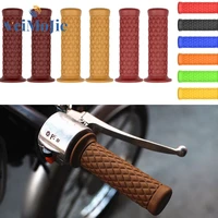 motorcycle retro rubber motorcycle 78 22mm handlebar grips non slip handle grips compatible with atv motorbike pit bike