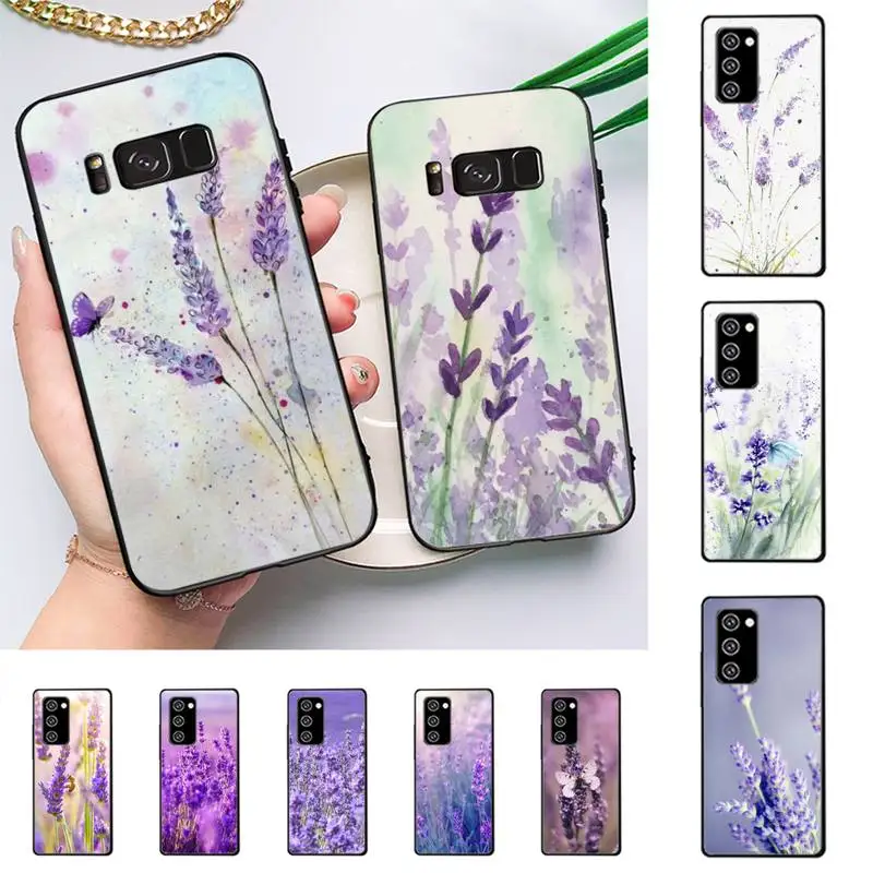 

Lavender Phone Case For Samsung Galaxy Note 10Pro 20ultra cover for note 20 note10lite M30S