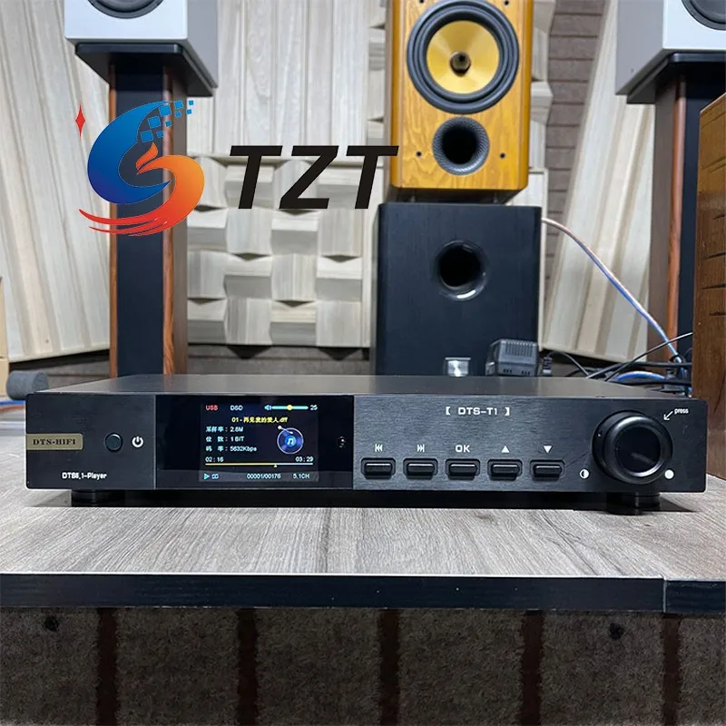 TZT белый DTS-T1 5.1-канальный Hi-Fi аудиоплеер 3ES9038