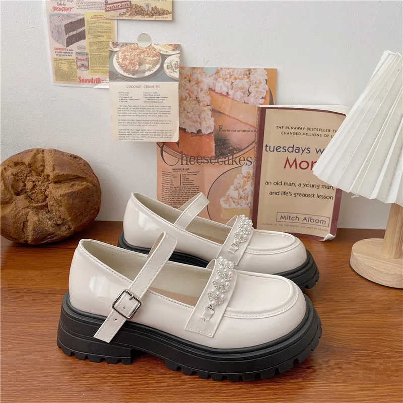 

Mary Jane Small Leather Shoes Female Student Summer Thin Versatile Retro British Style Japanese Shoes