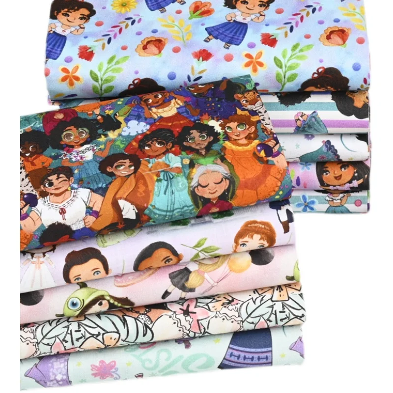 

Disney Cotton Fabric Printed Cartoon Encanto By The Yard For Sewing Quilting Kids Clothes Dress DIY Needlework Handmade Material