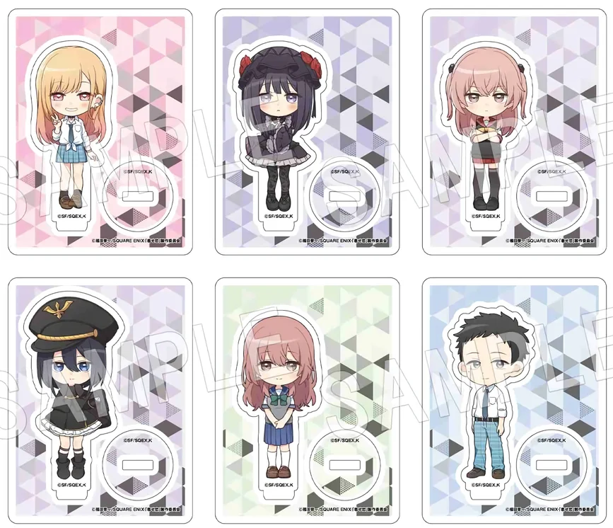 

Anime My Dress-Up Darling Kitagawa Marin Inui Sajuna Cosplay Acrylic Figure Stand Figure Kids Gift Toy 1241