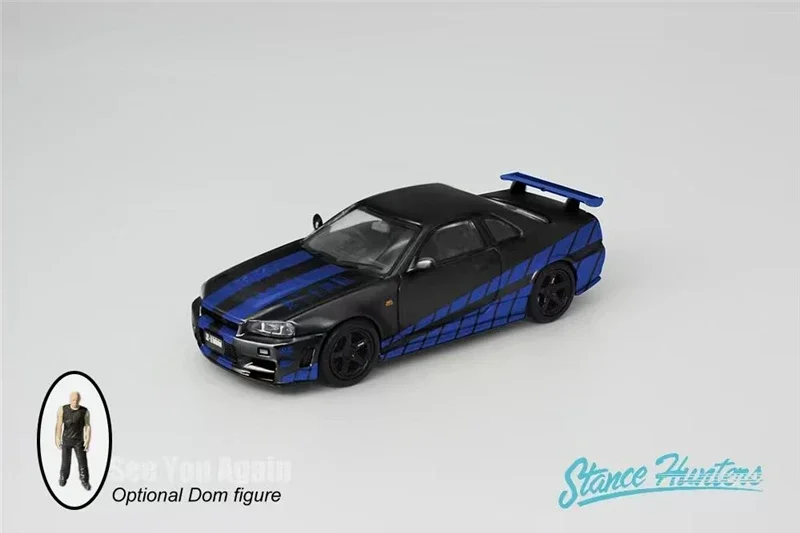 Модель автомобиля Stance Hunters SH 1:64 Skyline R34 GTR Z-Tune Nismo