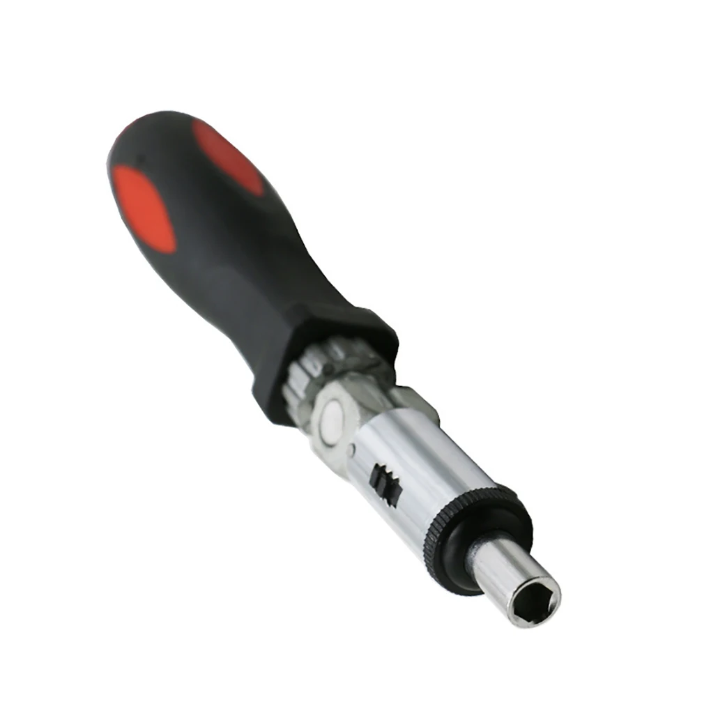 

Ratchet Screwdriver Frosted Handle Bolt Driver Effort Saving Repairing Tools