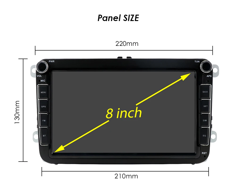 Автомобильный мультимедийный плеер 2 Din на Android 10 для VW Passat B6 amarok volkswagen Jetta T5Skoda Octavia