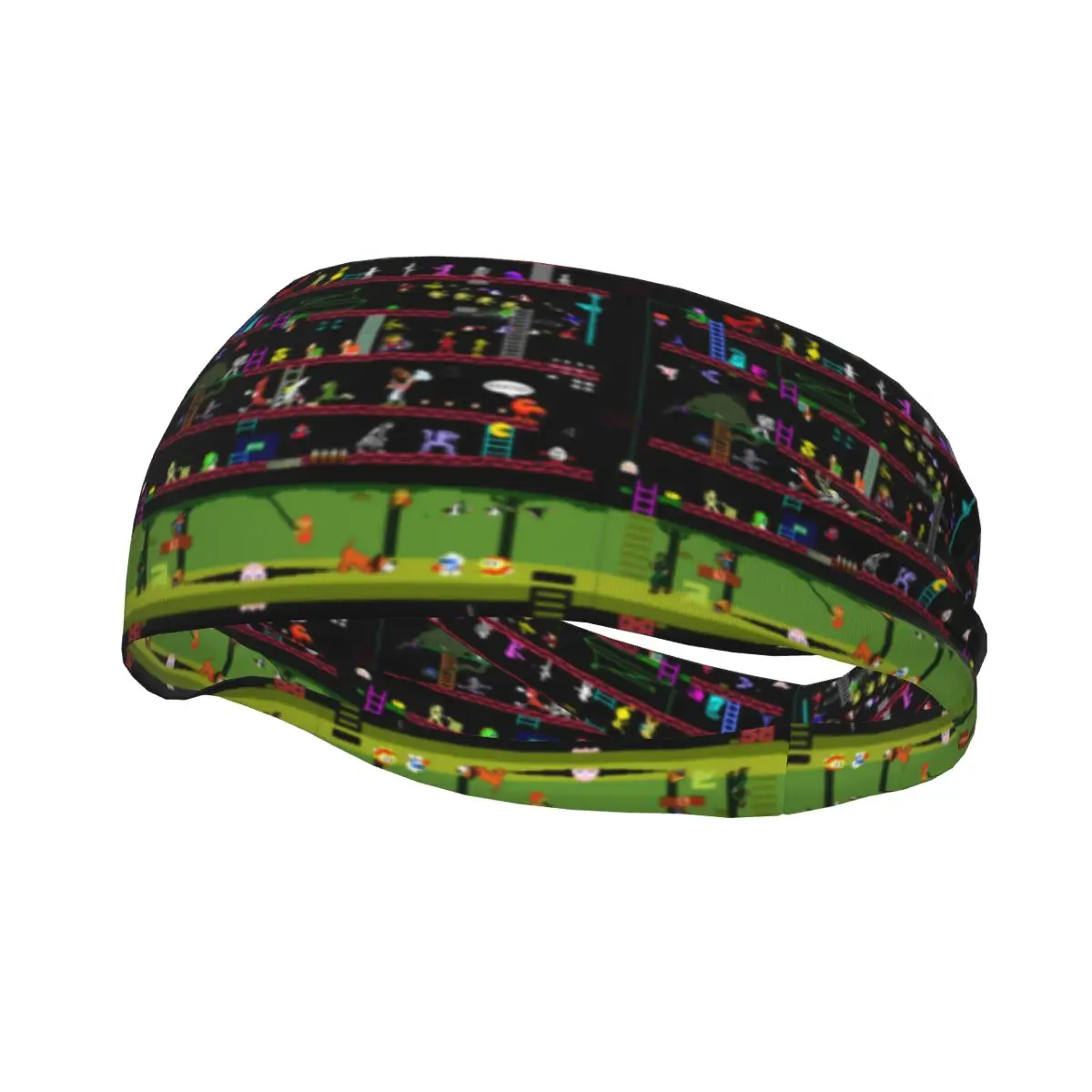 

Video Game Sweatbands Elastic Outdoor Sport Sweat Headbands Headwear Arcade Collage FC Console Head Sweat Bandage Yoga Hairband