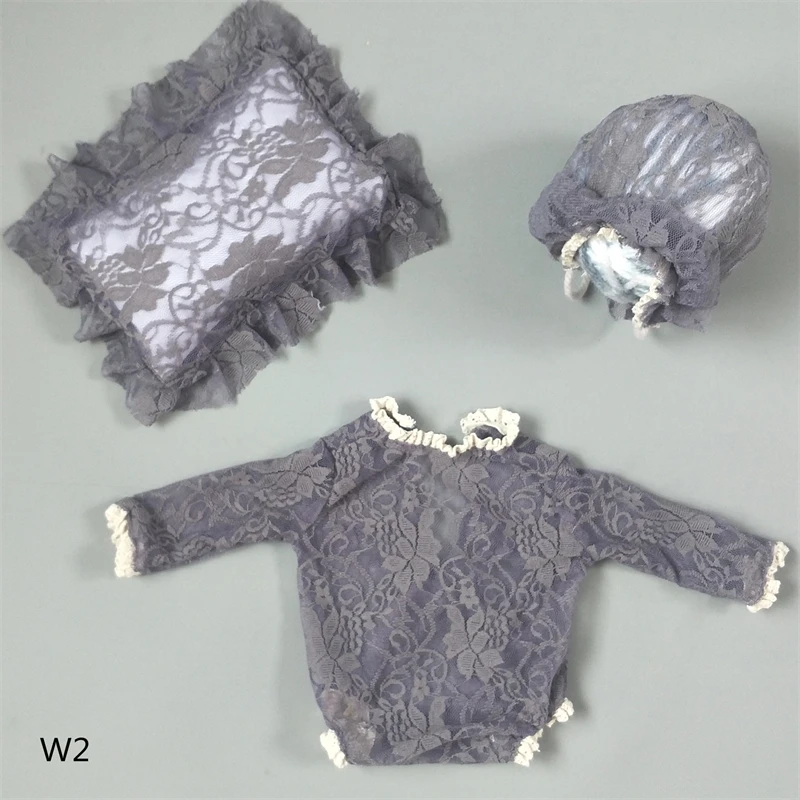 3 шт./комплект мягкие кружевные комбинезоны для новорожденных |