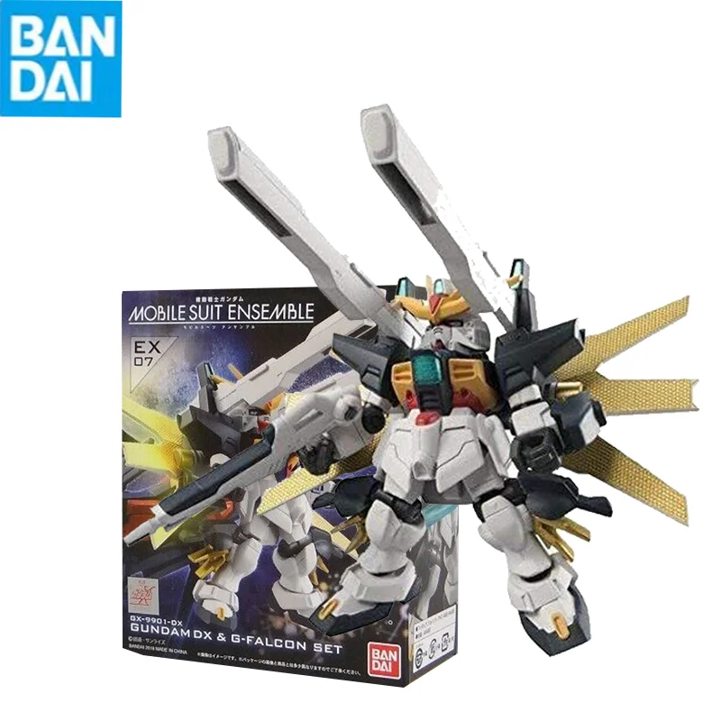 

Bandai Gunpla Ensemble Mse Ex07 Gundam Dx and G Falcon Set Action Figure Collectible Anime Robot Figures Models Best Kid Gift