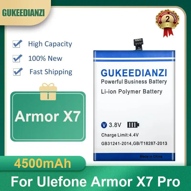 Фото Аккумулятор для Ulefone Note 13P, Power Armor 13, 10 Mix, 1, MTK6750T, X7 Pro, 6, 6P, 6T, 8, 7, 15, 12, 9, 9E, X3, X5, 2, 5.0 дюймов, Helio P25, X8, Gemini №4