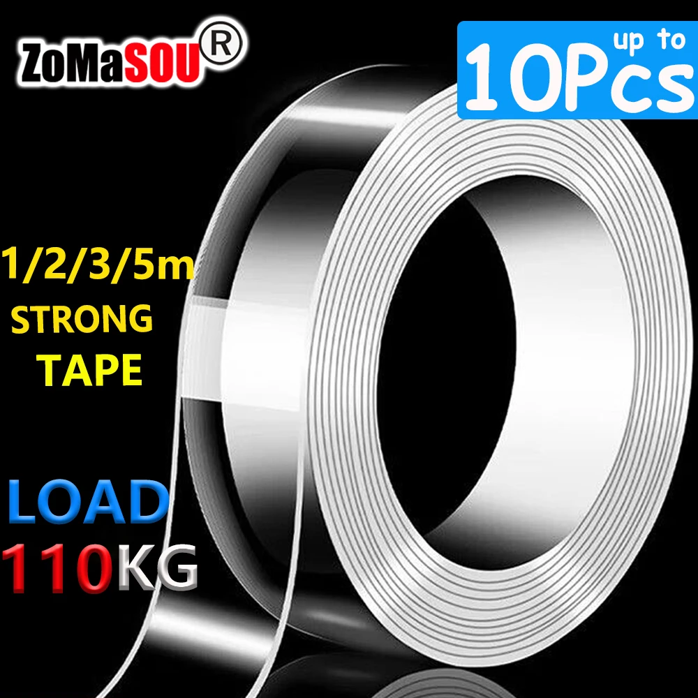 

Суперпрочная двусторонняя нанолента ZMS023 1/2/3/5 м