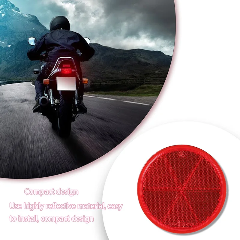 AOHEWEI Круглые Светоотражающие Наклейки Набор Из 6 Предметов Для Прицепов