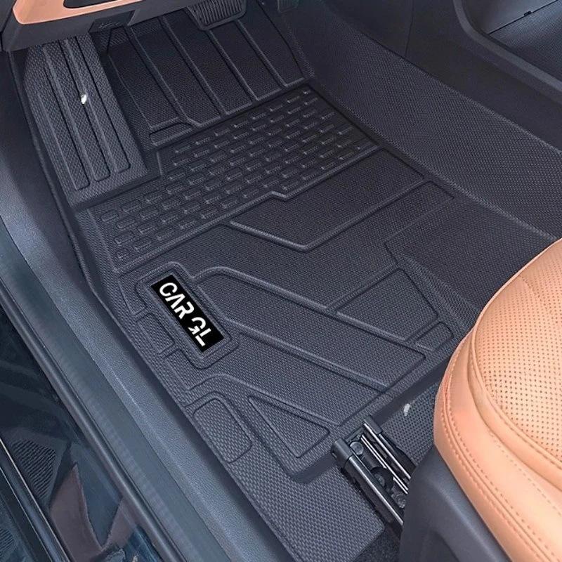 Фото Для BYD Han L DM EV 2025 2026: Индивидуальные водонепроницаемые противоскользящие коврики из TPE для пола автомобиля, аксессуары для интерьера №2