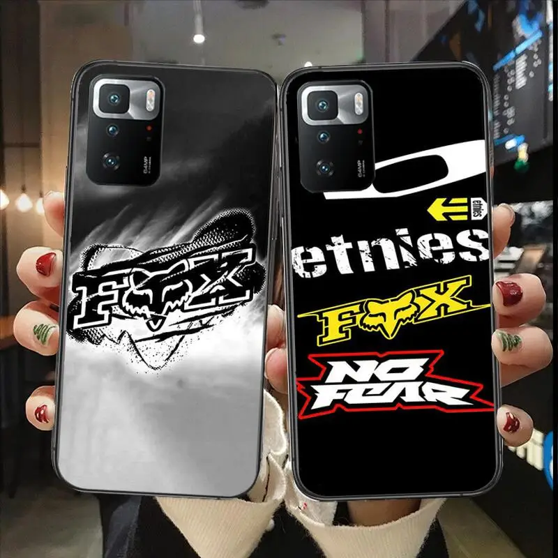 

Motorcycle Racing Foxes Phone Case For Redmi 9 9A 7A 10 8A 10A 8 Note 11 10S 7 11S Plus POCO X3 Pro Luxury Design Fashion Cover