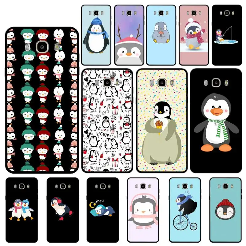 

MaiYaCa Cute Penguin Phone Case for Samsung J 4 5 6 7 8 prime plus 2018 2017 2016 J7 core