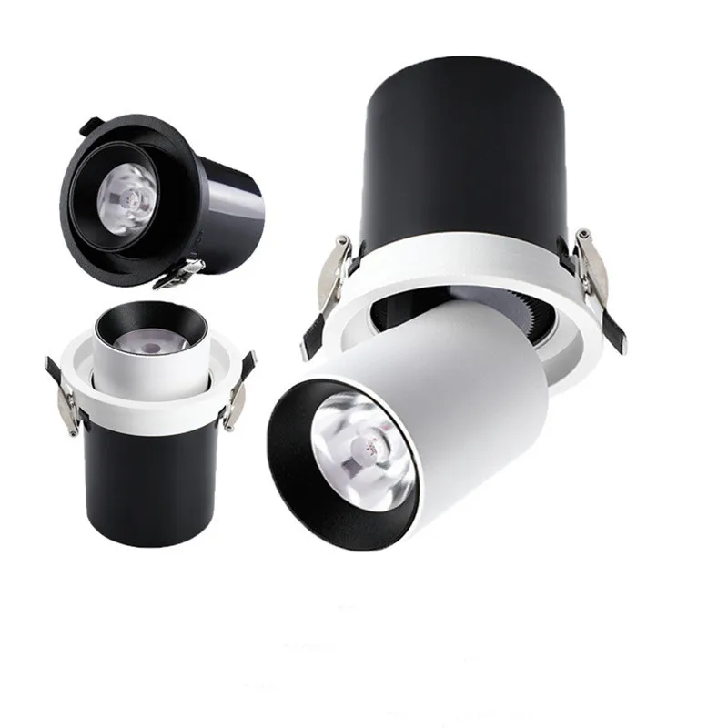 

Led Recessed Lights Adjustable Led Spot Downlight Folding Rotating Indoor Ceiling Lamp AC110V 220V Room Kitchen Lamp