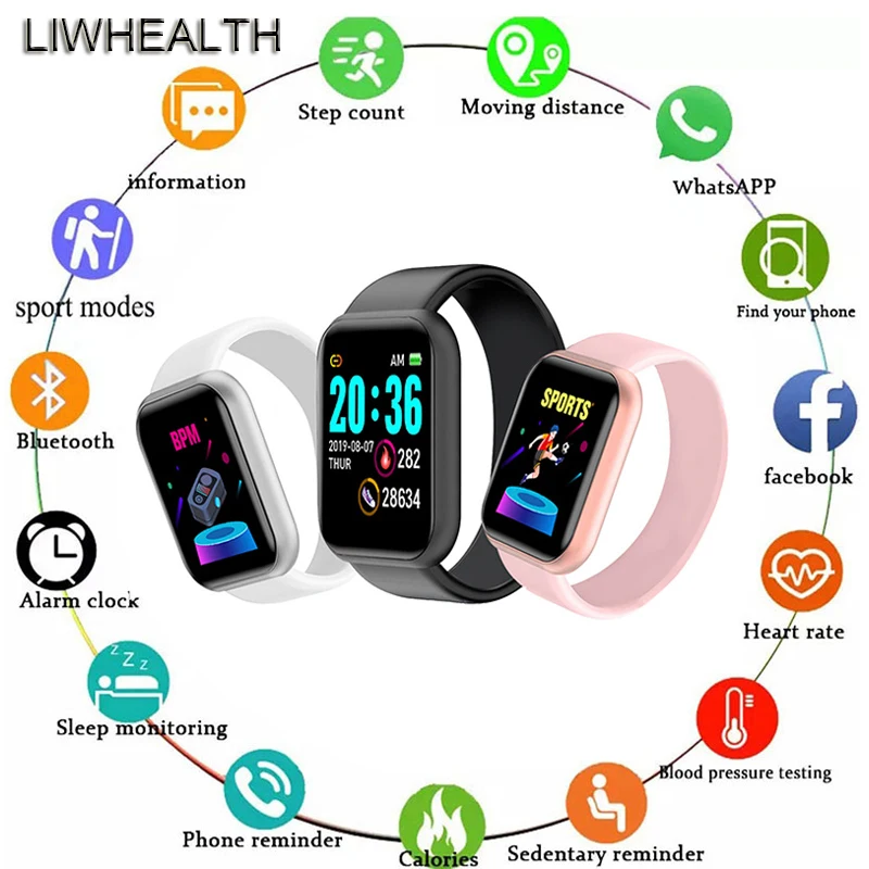 

Дешевые смарт-часы Liwhealth, Смарт-часы для мужчин, женщин, детей, шаг сна, звонок, текст, Push-уведомления для Apple Xiaomi Samsung VS Series Watch 8