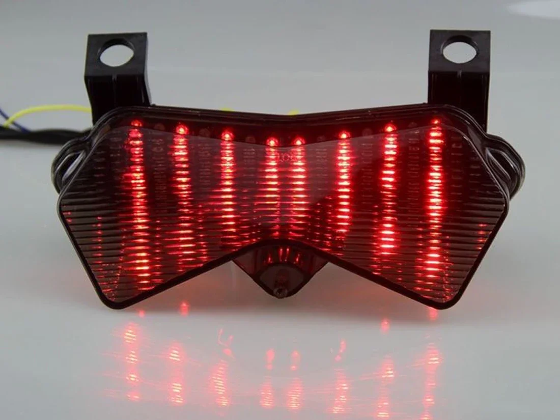 Дым светодиодный задний тормозной сигнал поворота лампочка подходит для Kawasaki Ninja