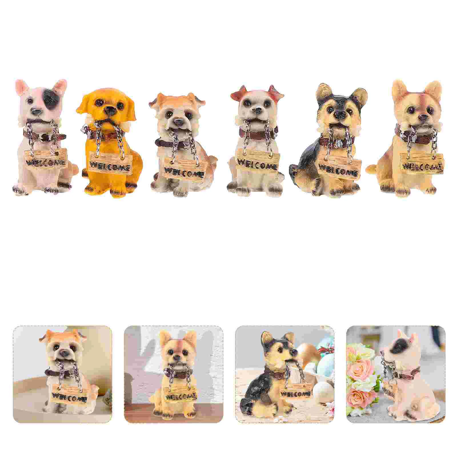 

6 шт., пластиковая доска для собак