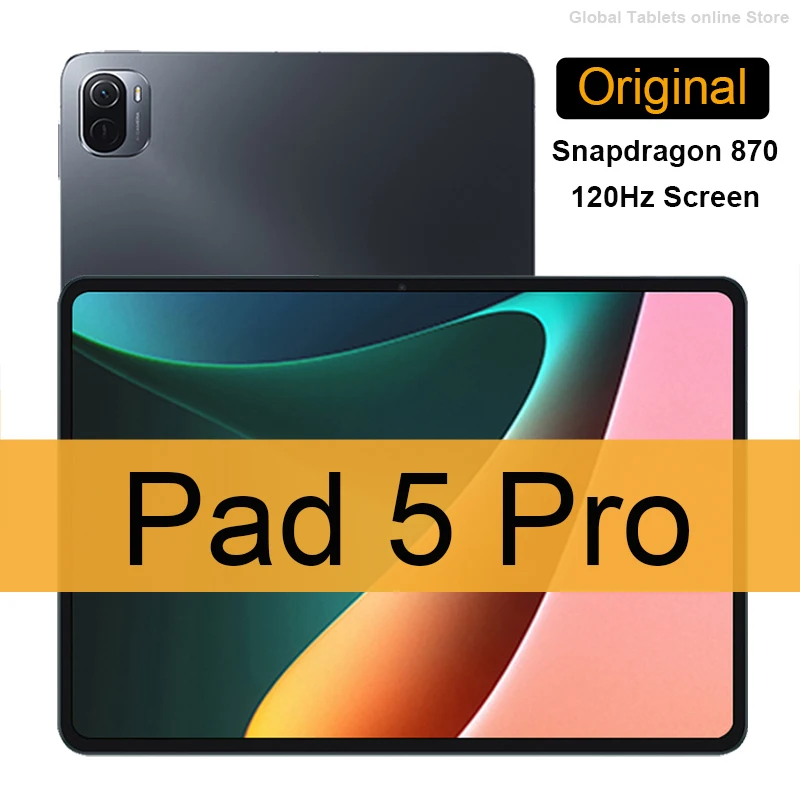 Оригинальный планшетофон с планшетом, планшетом 5 Pro, 11 дюймов, Snapdragon 870, 12 Гб + 512 ГБ, планшетный ПК, 120 Гц, 2,5 K, ЖК-дисплей, планшет на Android