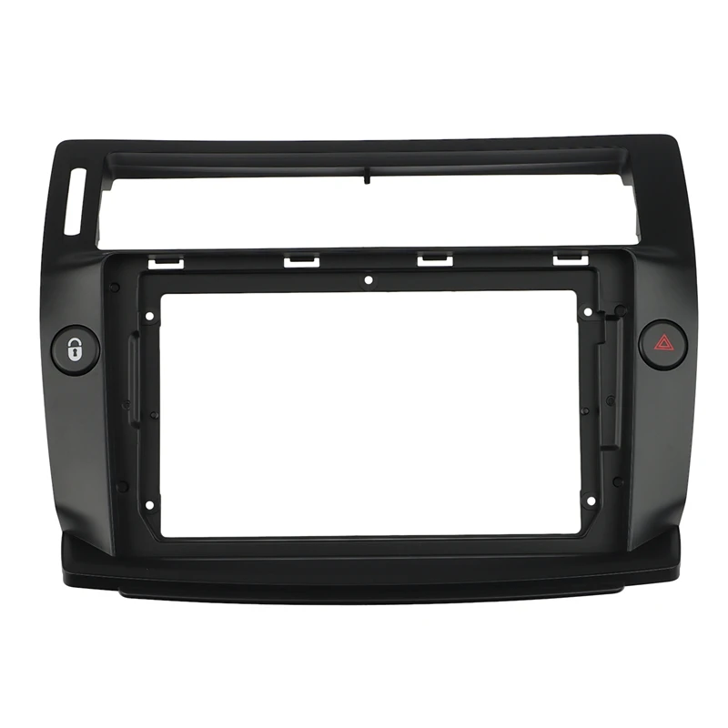 

2Din Car Radio Audio Face Plate Fascia Frame for Citroen C-Quatre 9 Inch Big Screen CD/DVD Player Panel Dash Mount Kit