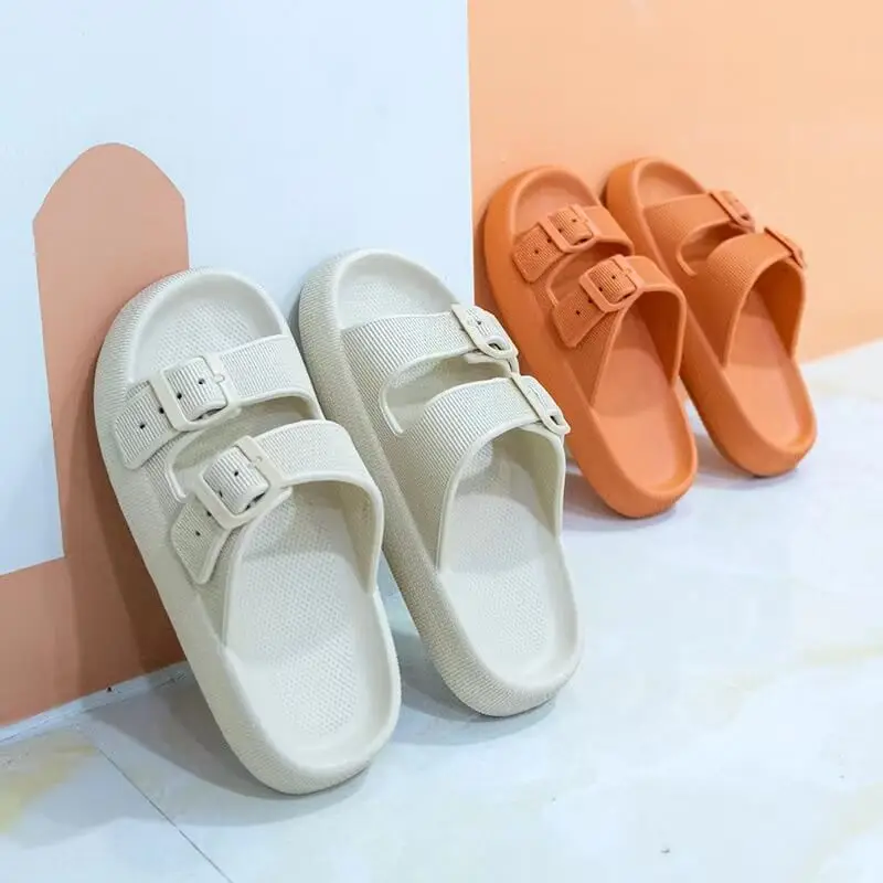 

Summer Beach Sandals Breathable Slippers Women Casual Super Soft Flip Flops Shoes Home Shoes Men Summer Slipper Platform H