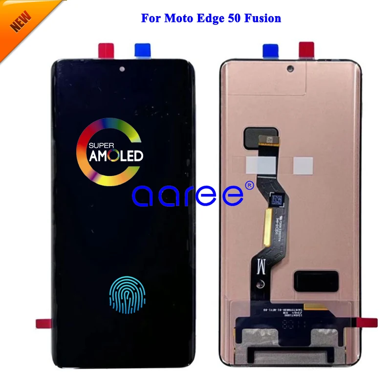 Фото ЖК-экран AMOLED для Moto Edge 50 Pro, ЖК-дисплей для Moto Edge 50 Ultra 50 Fusion, сенсорный экран с дигитайзером в сборе №1