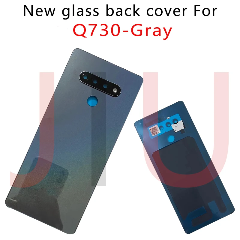Задняя крышка корпуса батареи 100% оригинальная для Stylo 6 / K71 Q730 LMQ730 с стеклом камеры на.