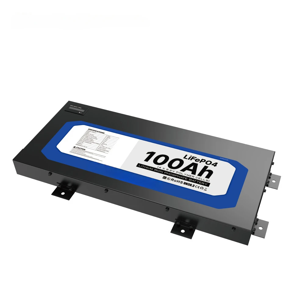 

Deep Cycle 5cm Thick 12v 50ah 100ah 150ah 200ah Lifepo4 Lithium Ion Battery for RV Marine Camping