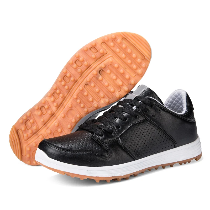 

Professional Golf Shoes Spikeless Men Women Luxury Golf Sneakers for Couples Light Weight Walking Shoes for Golfers Male
