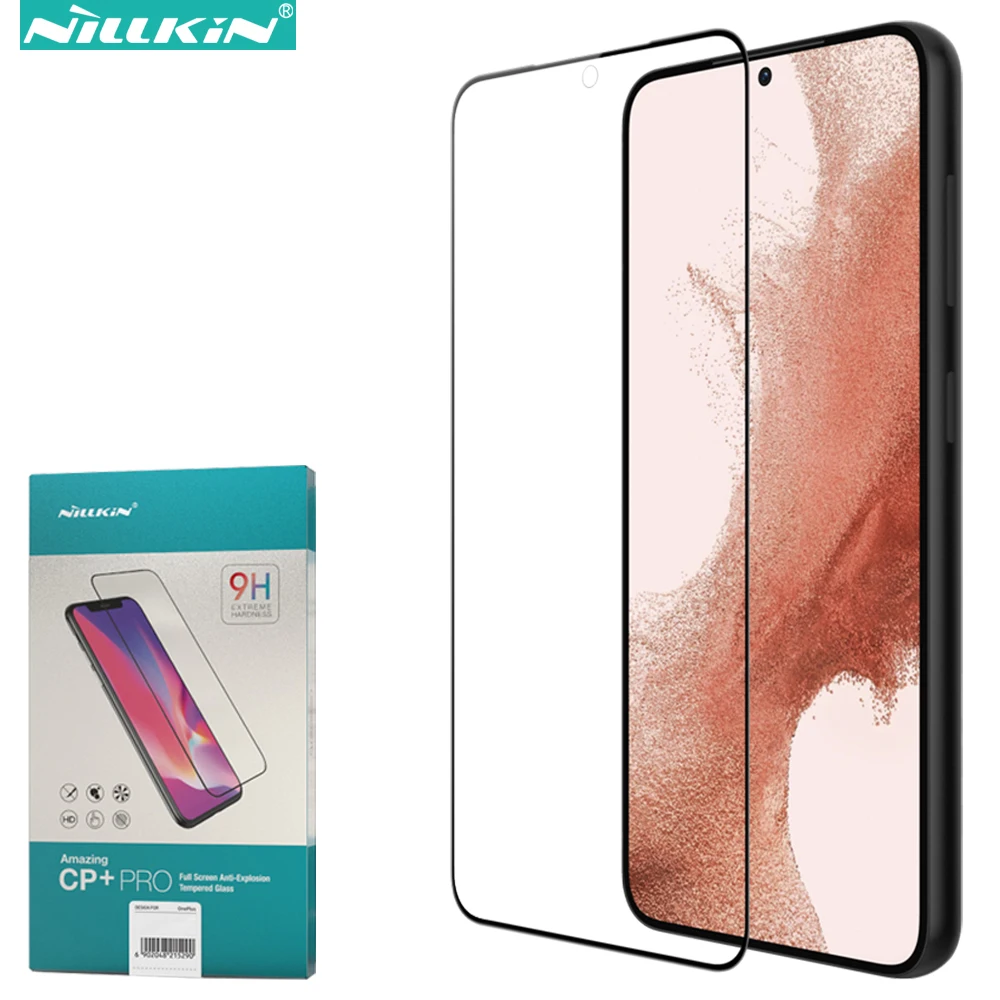 

Nillkin CP+Pro Tempered Glass for Samsung Galaxy S23 / S23 Plus, 2.5D Full Cover Screen Protectors