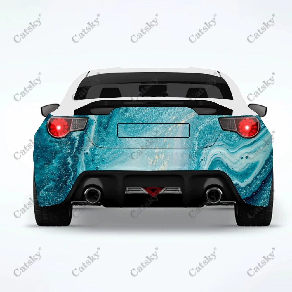 

Мраморная наклейка для автомобиля, модификация заднего хвоста грузовика, подходит для грузовика, обезболивающая упаковка автомобиля, аксессуары, наклейки