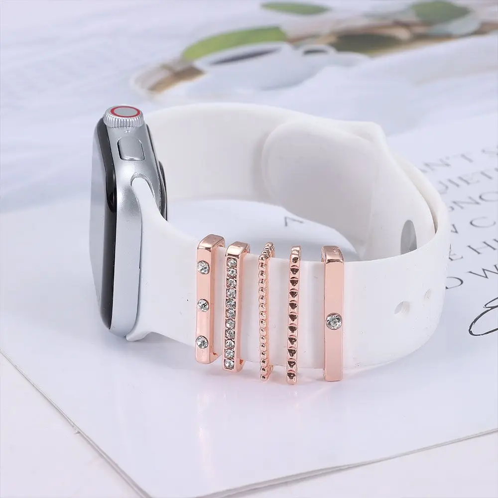 Браслет для Apple Watch металлические подвески декоративное кольцо Алмазное