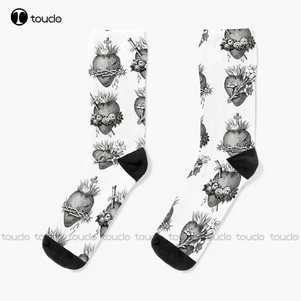 Носки Hearts Of The Holy Family персонализированные носки унисекс для взрослых и подростков