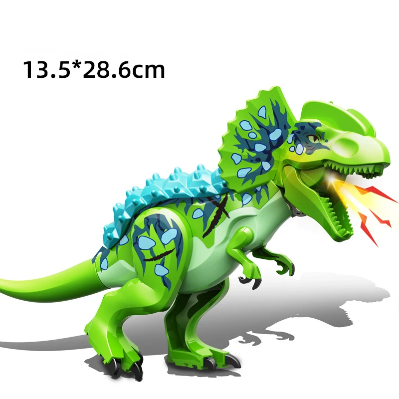 Строительные блоки игрушки Динозавр мир жестокий Раптор T-Rex Triceratops индоминус