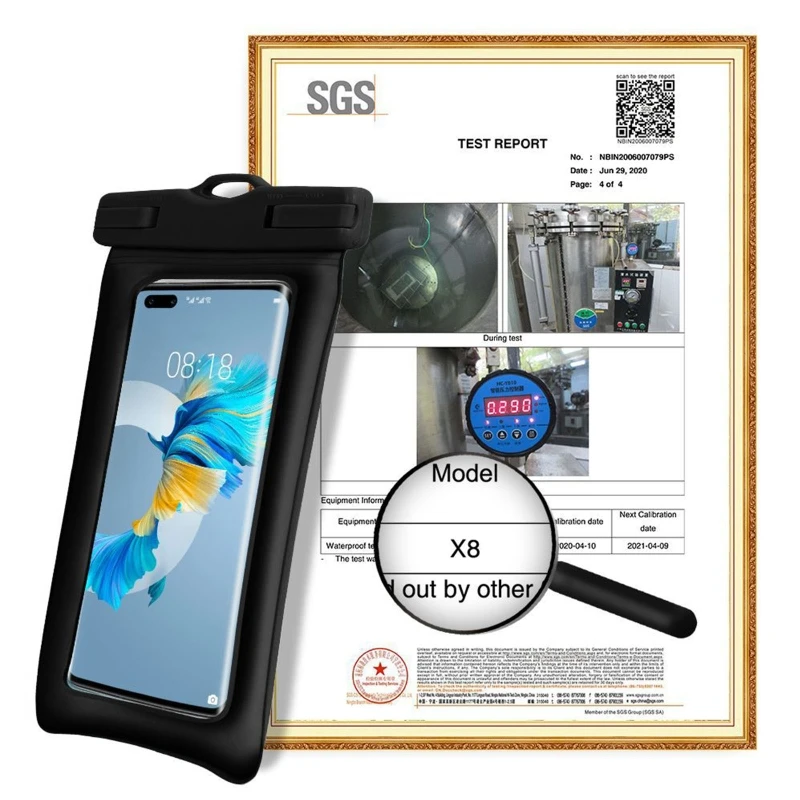 Ультратонкие водонепроницаемые чехлы для смартфона с двойной подушкой