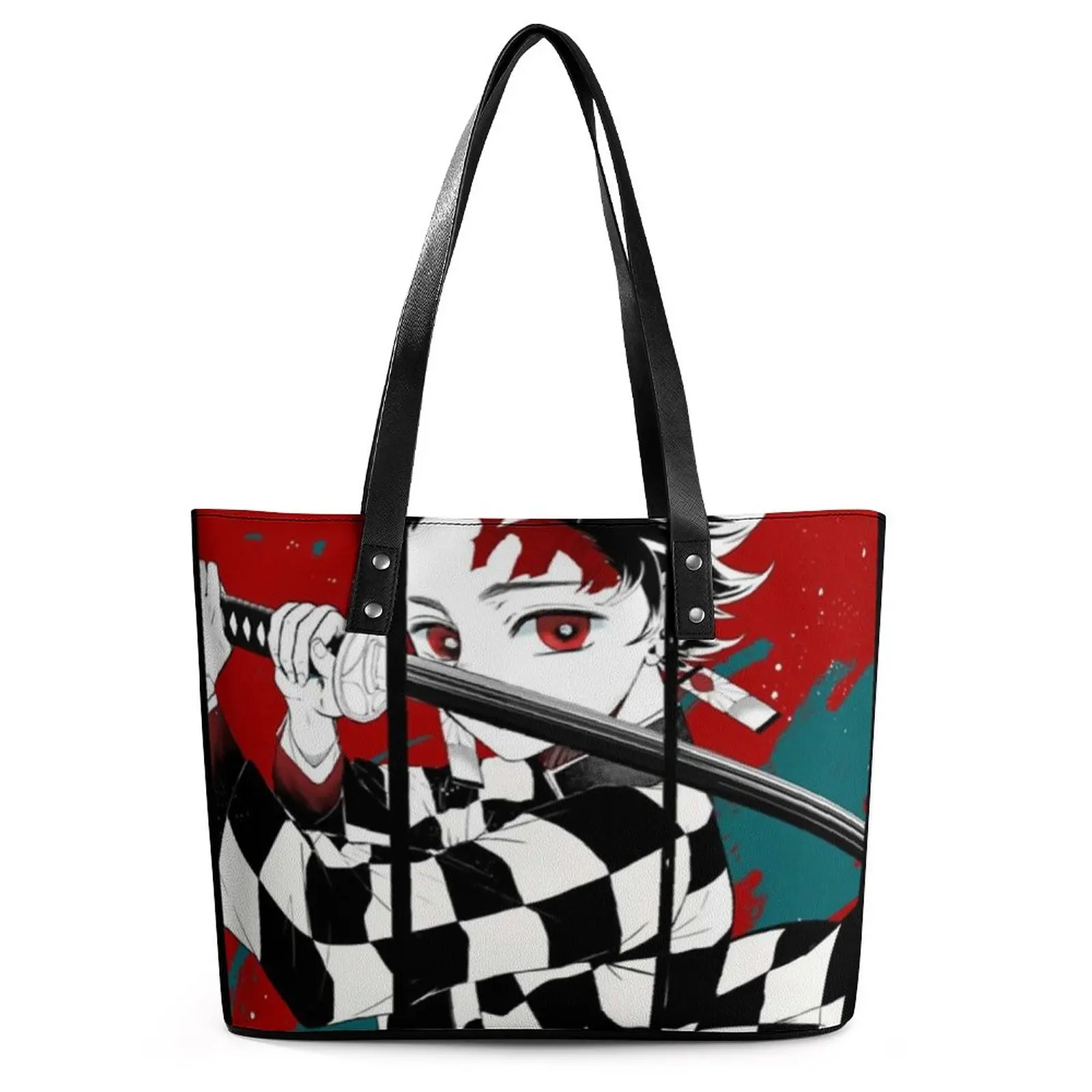 

Сумка-тоут Tanjiro Kamado, женская сумочка с принтом демонов, женская сумка на ремне, пляжные сумки