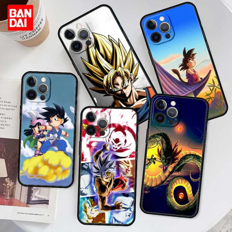

Dragon Ball Z Goku Dragonball Super Case for iPhone 13 12 11 Pro Max SE 2020 11pro 12pro 13pro Mini Black Silicone Korea Cover