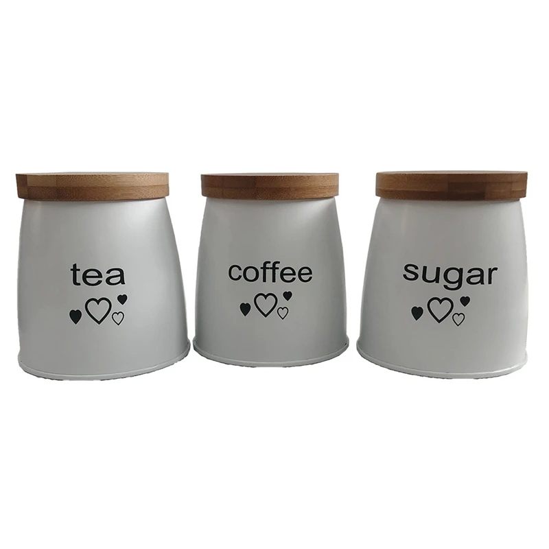 

3 шт., набор контейнеров для кухонной стойки с этикетками