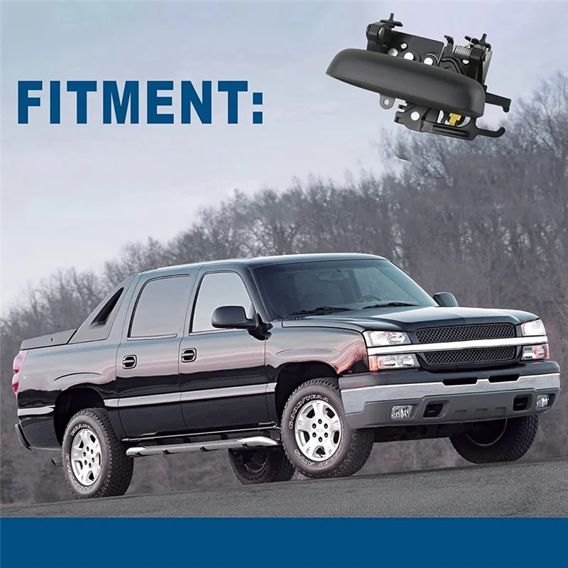 Фото AB98-ручка защелки задней двери для Chevy Avalanche 1500 2500, пикап 2002 2003 2004 2005 2006, заменяет 15086873 №3