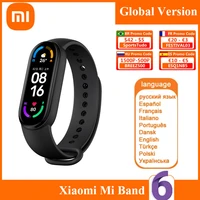 xiaomi %e2%80%93 connected bracelet mi band 6 amoled display 5 colors bluetooth waterproof motion sensor with blood oxygen