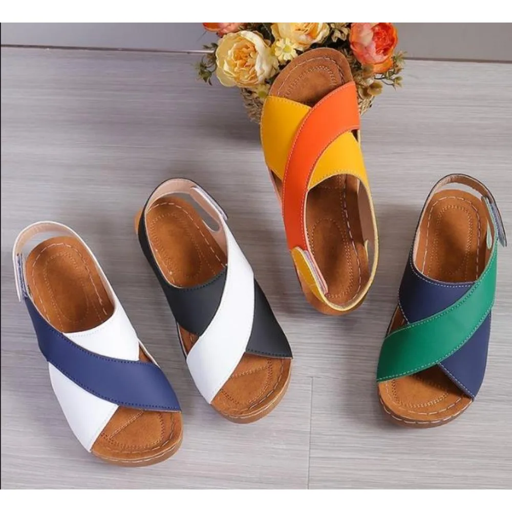 Женские сандалии летняя пляжная обувь для ходьбы женская женские с открытым