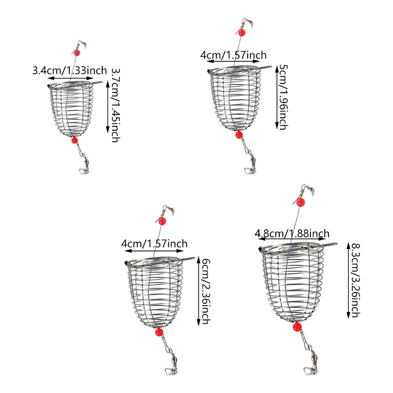Держатель кормушки клетка для из нержавеющей стали держатель приманок корзина