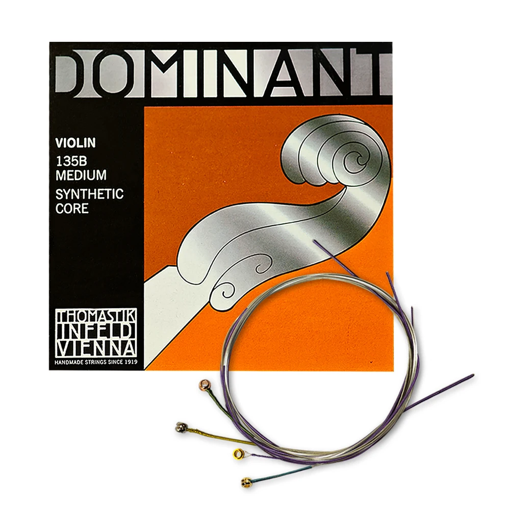 Новый 1 комплект 4/4 полноразмерных струн для скрипки 135B Dominant высококачественные