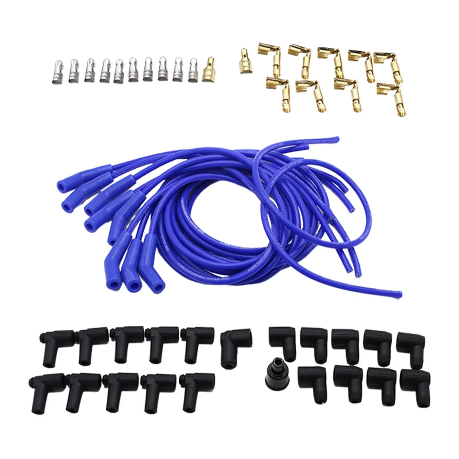 

Spark Plug Wires Long Service Life Durable Bpp834B for Chevy 396 502
