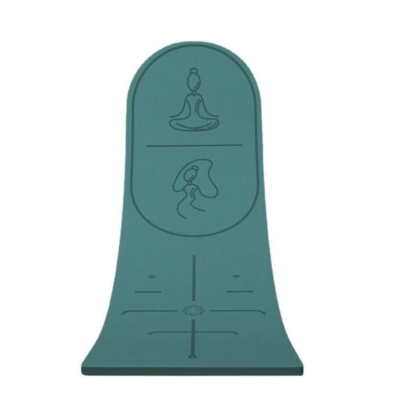 

Yoga mat sound insulation and shock absorption household non-slip fitness thickening Tpe pure color skipping mat 5MM