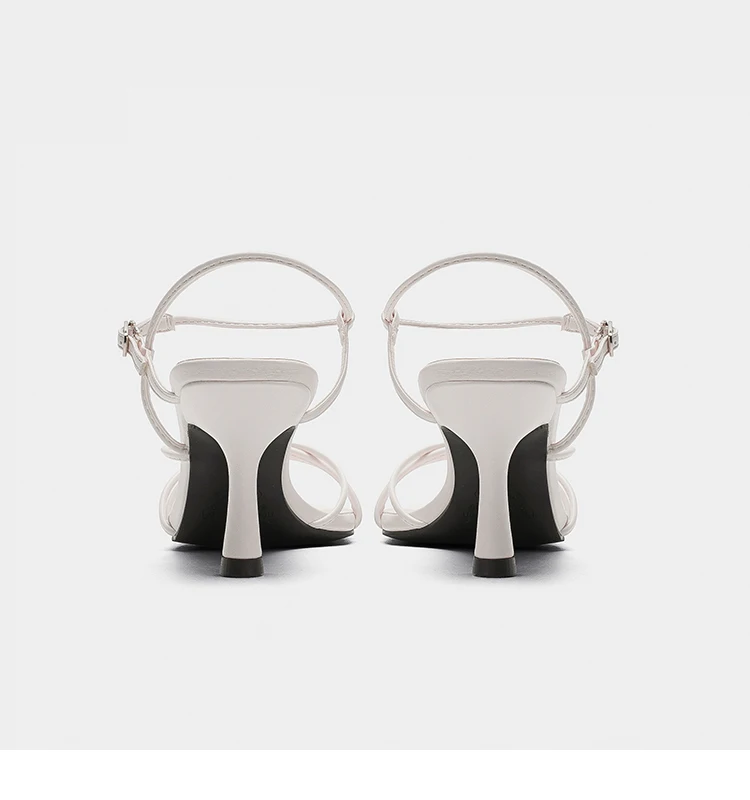 Сандалии женские на высоком каблуке элегантная Летняя обувь с открытым носком