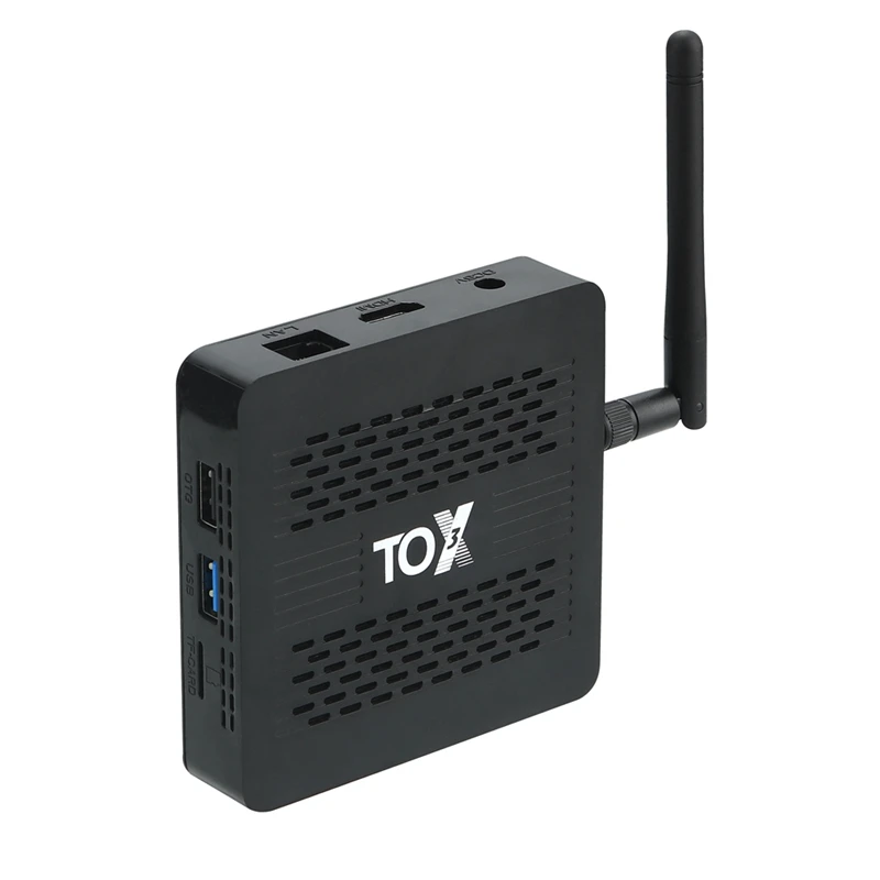 TOX3 Dual Wi-Fi LAN 1000M BT4.1 4K Top Box Amlogic S905X4 4 ГБ 32 2 4G/5G вилка европейского стандарта